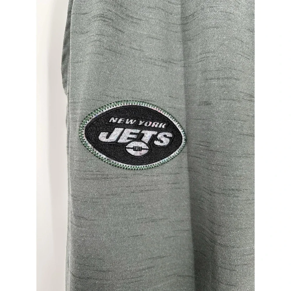 New‎ York Jets Nike Dri Fit On Field Joggers Sweatpants Tapered Grey Mens Large